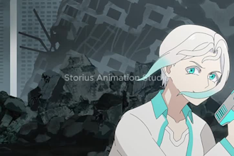 create high quality anime style 2d animation