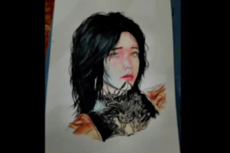 draw custom digital art, sketch, illustration and character design