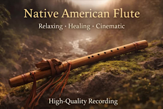 record soulful american native flute for you