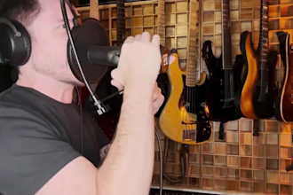 record professional deathcore, death metal and progressive  metal vocals