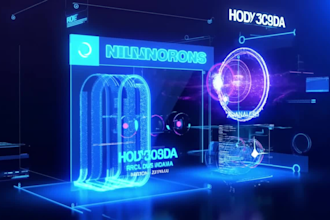 create futuristic hologram 3d animation and tech promo videos with vfx