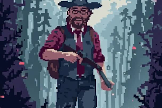 professional pixel art characters and fantasy scenes