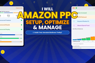provide amazon PPC setup, optimization, and management