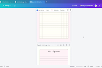 design planners and journals
