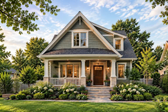 create 3d facade exterior renovation and modern architectural landscapes