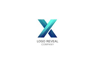 design premium minimalist logo animation and video intro with template