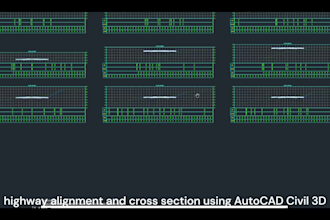 do road design and highway alignment using autocad civil 3d