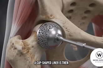 create 3d orthopedic implant, spine and joint surgery animation