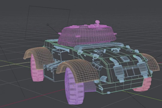 3d design or build your concepts lowpoly or highpoly