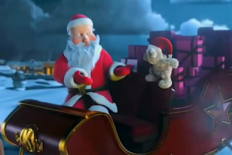 create 3d christmas animation, xmas video and holiday greetings