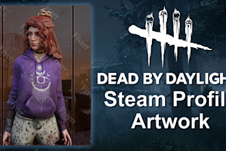 design custom dead by daylight steam artwork