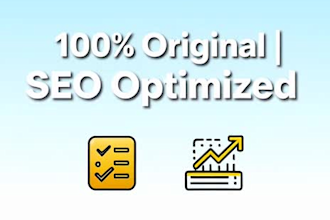 write SEO blog posts and articles