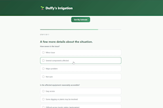 build a quote calculator with spam protection