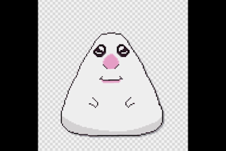 draw a custom pixel art pngtuber