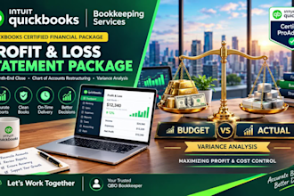be your expert virtual bookkeeper and quickbooks online consultant