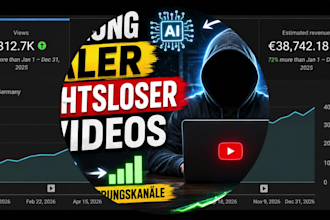 erstellung viraler, gesichtsloser ki videos, youtube automatisierungskanale
