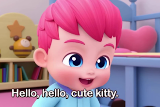 create kids learning videos, animation for kids, nursery rhymes, 3d kids videos