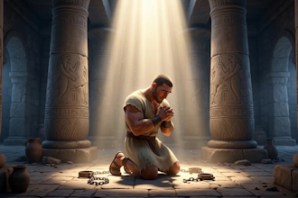 cinematic ai bible story 3d pixar style ai documentary video history animation