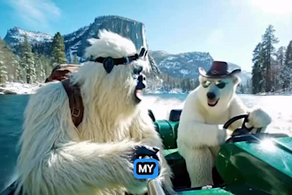 create viral ai yeti bigfoot ugc video ads for ecommerce brands