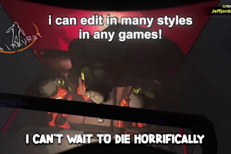 edit funny gaming videos from various games