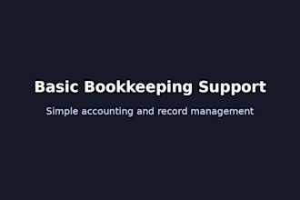 do data entry organize clean visualize the data