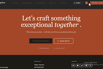 design a conversion boosting landing page for modern website development