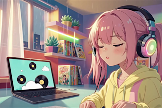 create image animation and lofi loop animation