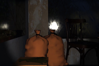 create realistic mysterious horror 3d environment