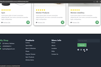 build a responsive front end website or landing page