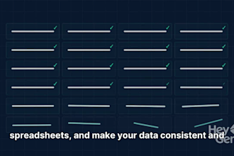 data formatting, data research and copy paste