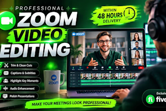 do zoom recording interview documentary podcast video editing