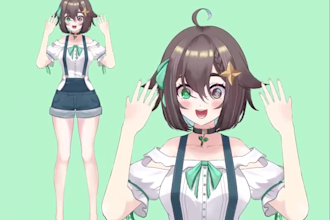 design custom vtuber model in live2d anime style live2d model vtuber rigging