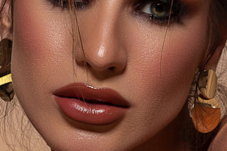 do protrait retouching natural skin texture in photoshop