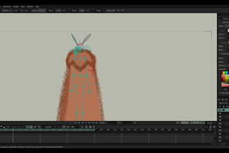 create custom 2d character animation and smart moho rigging