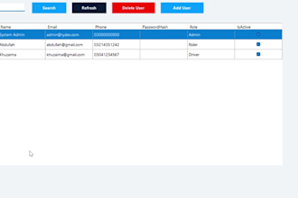 develop a ride booking app