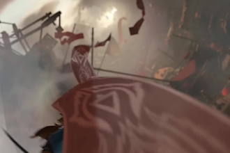 edit a cinematic game trailer with dynamic sound design