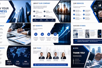 design powerpoint presentation, pitch deck, PPT and google slides