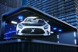create anamorphic billboard animation for led wall, led screen and stage show
