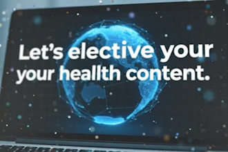 write clinical health articles as one health professional