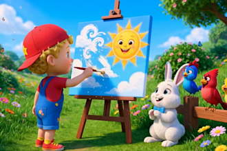 create ai cartoon story videos for your kids youtube channel