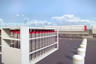 create 3d industrial animation carbon capture ccus and hydrogen plant animation