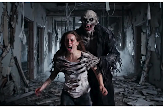 create terrifying spooky horror halloween intro and  scary creepy videos