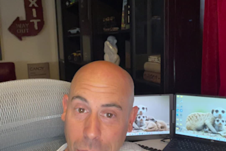 record a natural talking head spokesman video for your brand or ad