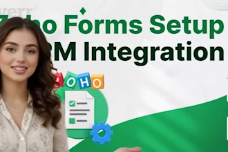 create zoho forms and integrate them with zoho CRM
