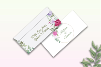 do create custom envelope and stationery design
