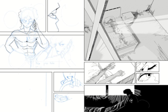 illustrate your manga or webtoonstory