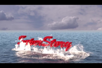 make 3d water simulation, water simulation, logo animation 3d liquid simulation