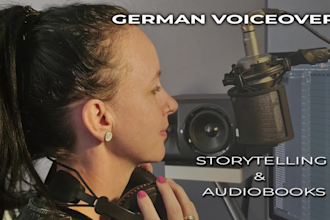 be your professional german female voice over for commercials