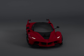 create low poly vehicle car truck 3d model for game in blender