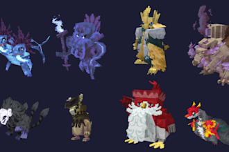 create custom fakemon models for cobblemon
